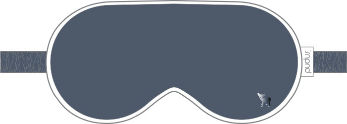Jessie Eye Mask | Tonal Pudu | Gray Dawn