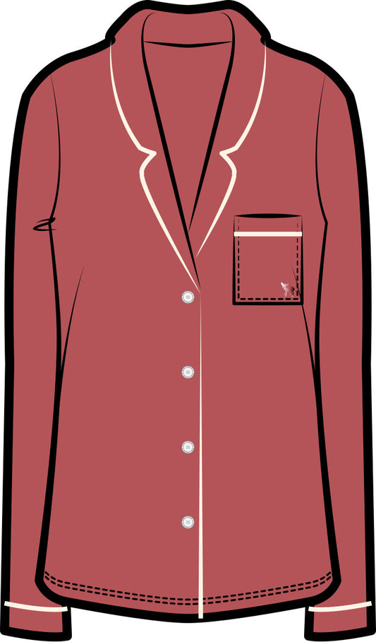Korrah Pajama Shirt | Petal