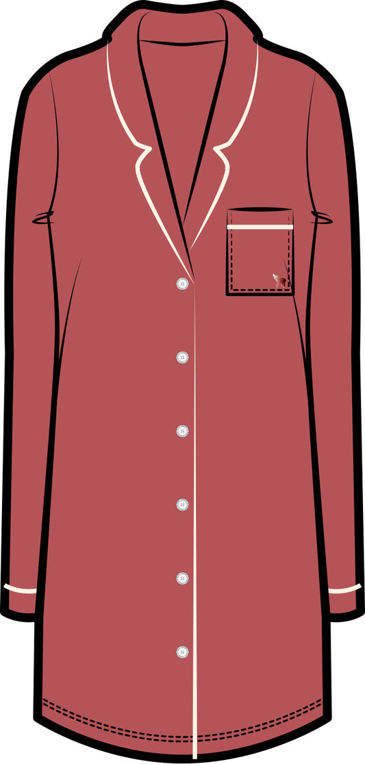 Gracie Sleep Shirt Dress | Petal