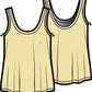 Ella Relaxed Tank Top | Chamomile