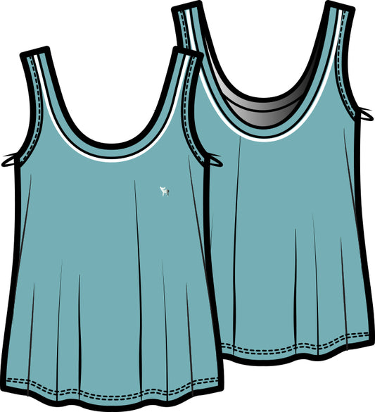 Ella Relaxed Tank Top | Tidepool