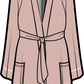 Dahlia Belted Kimono | Daydream Pink