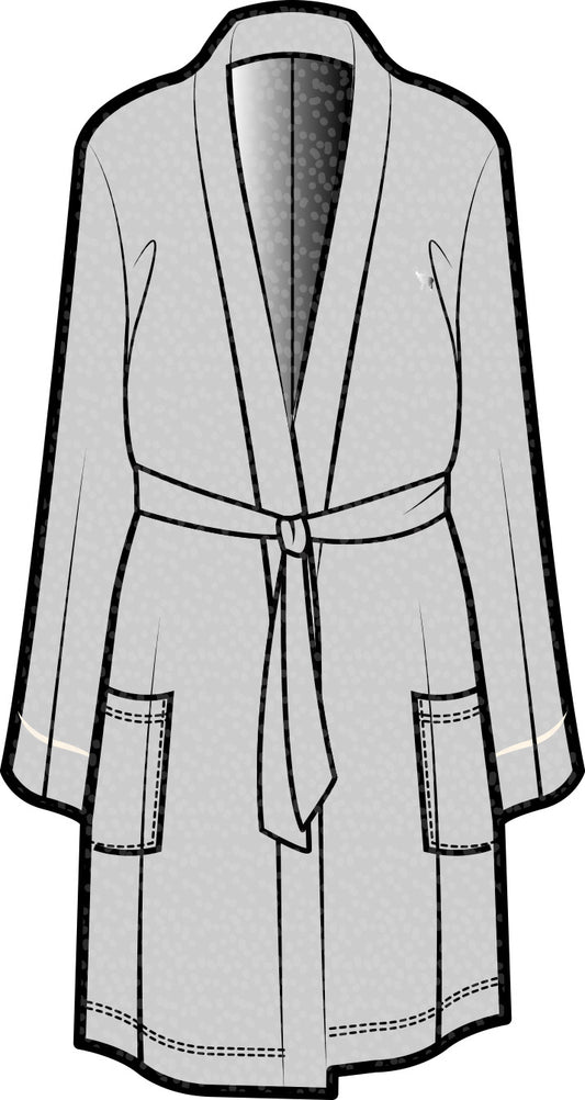 Dahlia Belted Kimono | Pebble Grey
