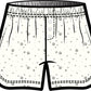 Brooklyn Sleep Short | Ivory Allover Print