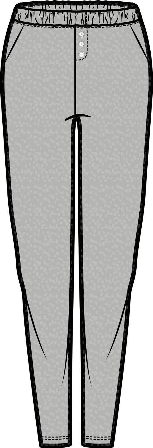 Sienna Narrow Leg Sleep Pant | Light Grey