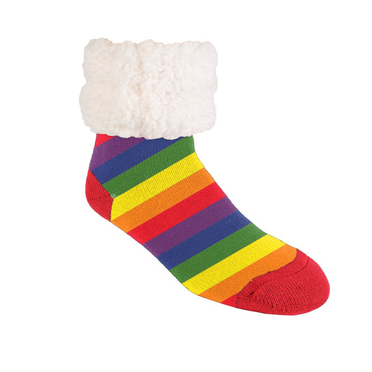 Pride Stripes - Recycled Slipper Socks