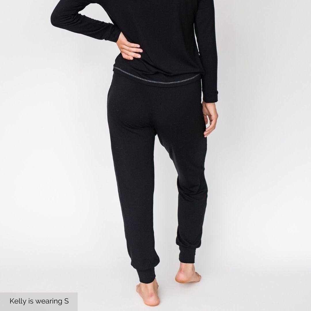 Penni Sleep Joggers | Black