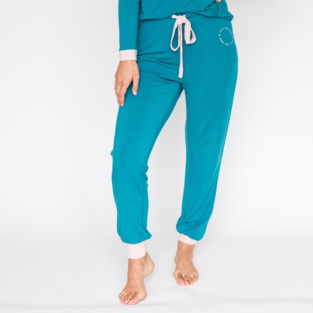 Penni Sleep Joggers | Harbour Blue