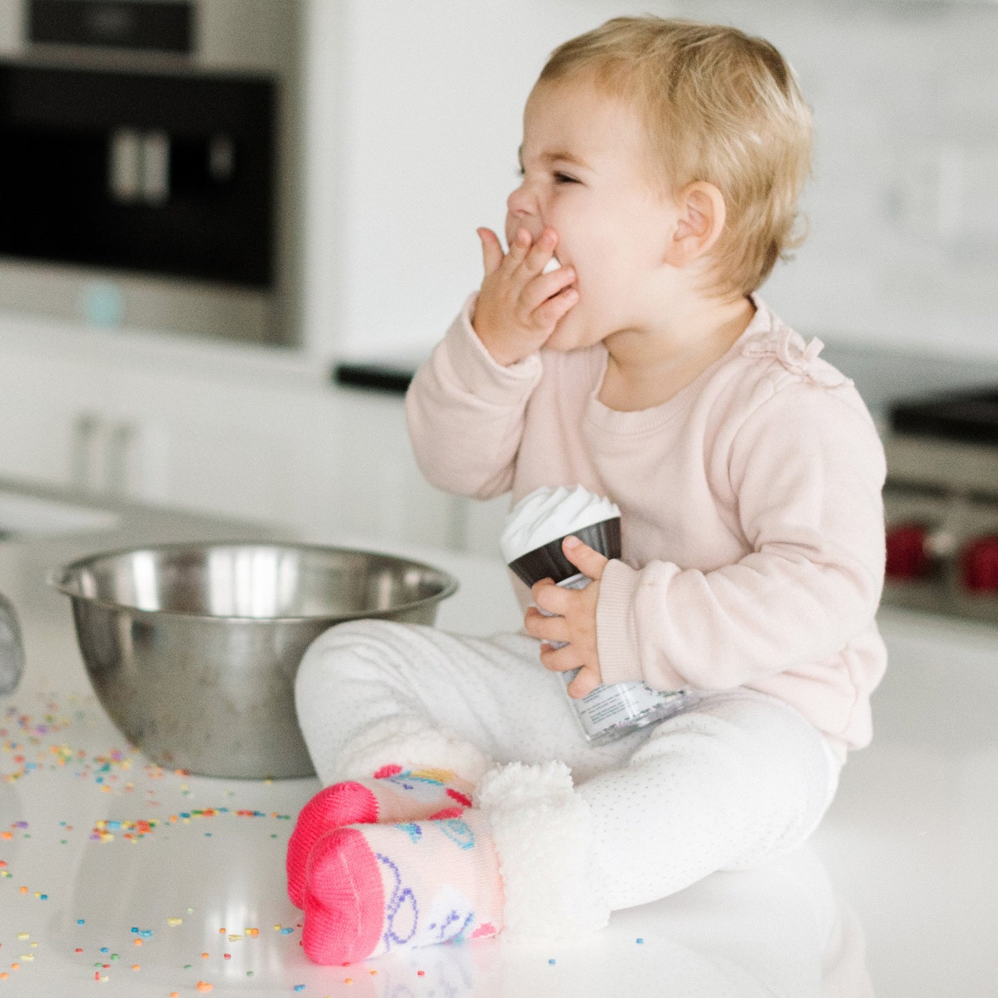 Unicorn Pink - Toddler Slipper Sock