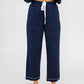 Korrah Sleep Pants | Blue Sail with Elderberry Dots