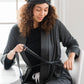 Dahlia Belted Kimono | Charcoal