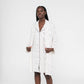 Dahlia Belted Kimono | Cloud with Black Dots