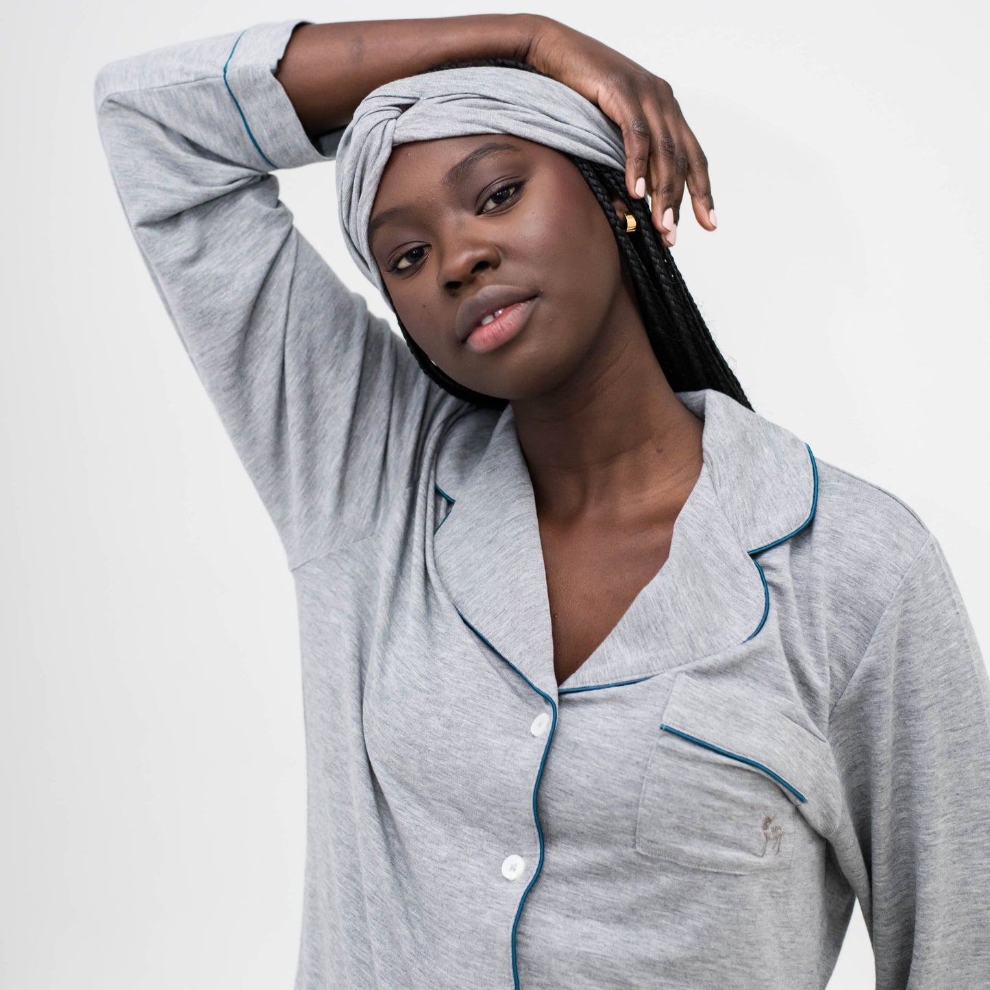 Korrah Pajama Shirt | Heather Grey
