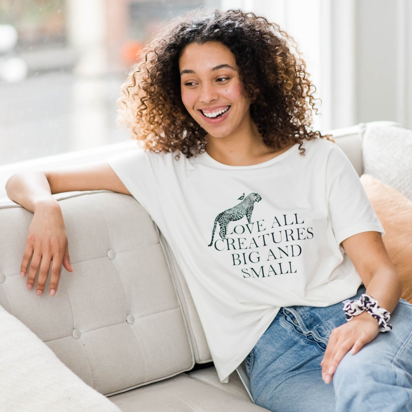 Lola Ballerina Neck Tee | Ivory