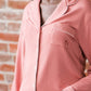 Korrah Pajama Shirt | Red Clay