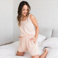 Nikki "Joy" Boxy Scoop Tank | Apricot