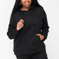 Noa Cozy Hoodie Sweatshirt | Black