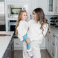 Kids | Mila Human Crew Neck Sweatshirt | Cloud