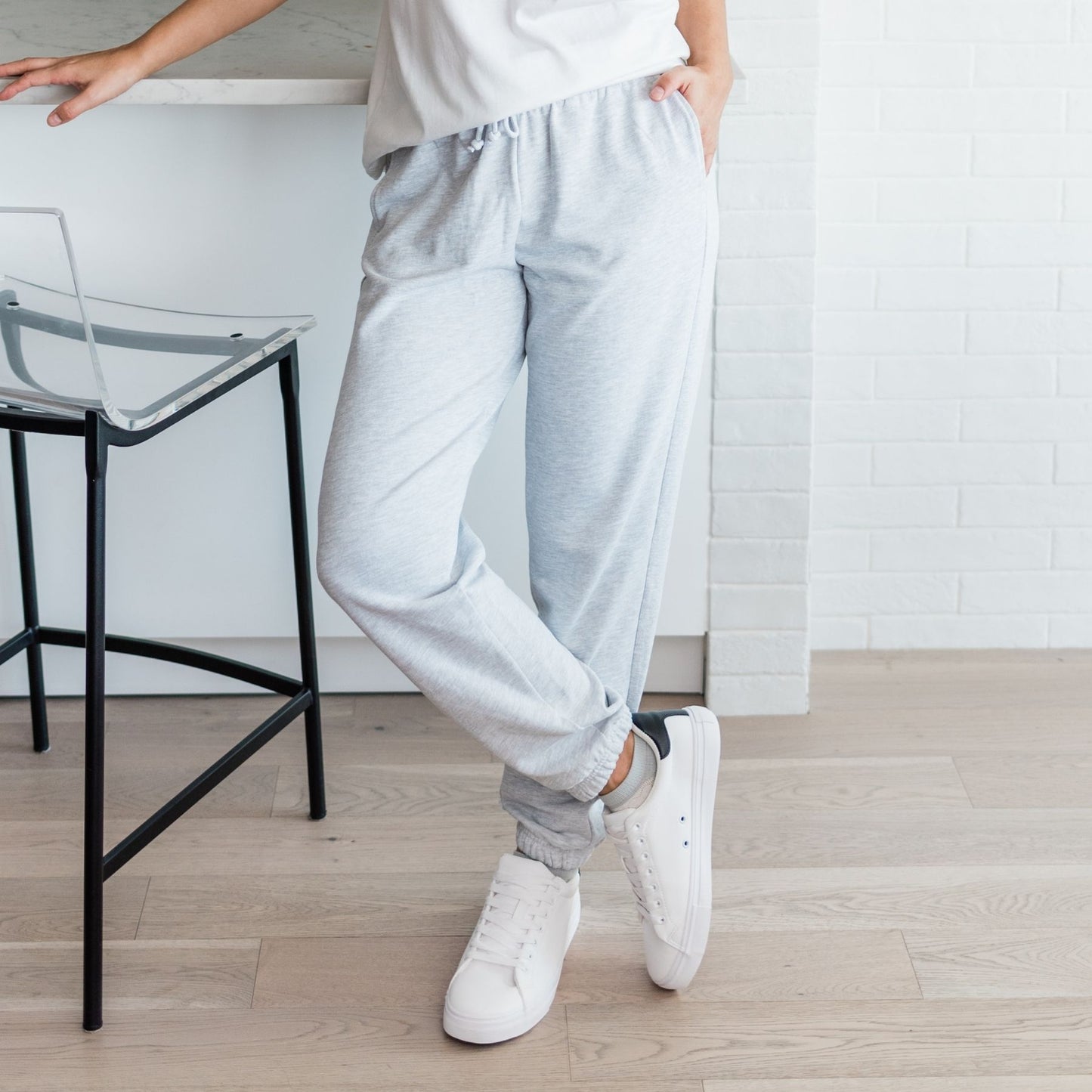 Joss Joggers | Pebble Grey