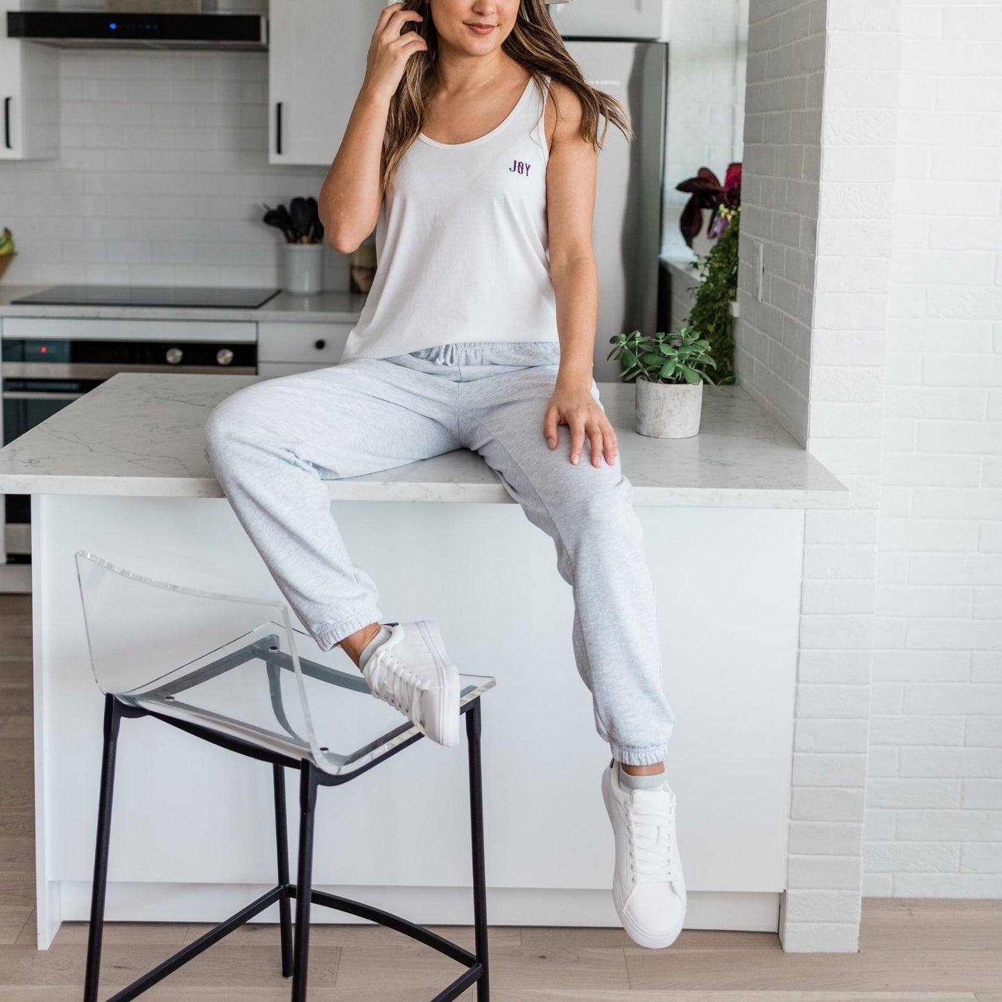 Joss Joggers | Pebble Grey