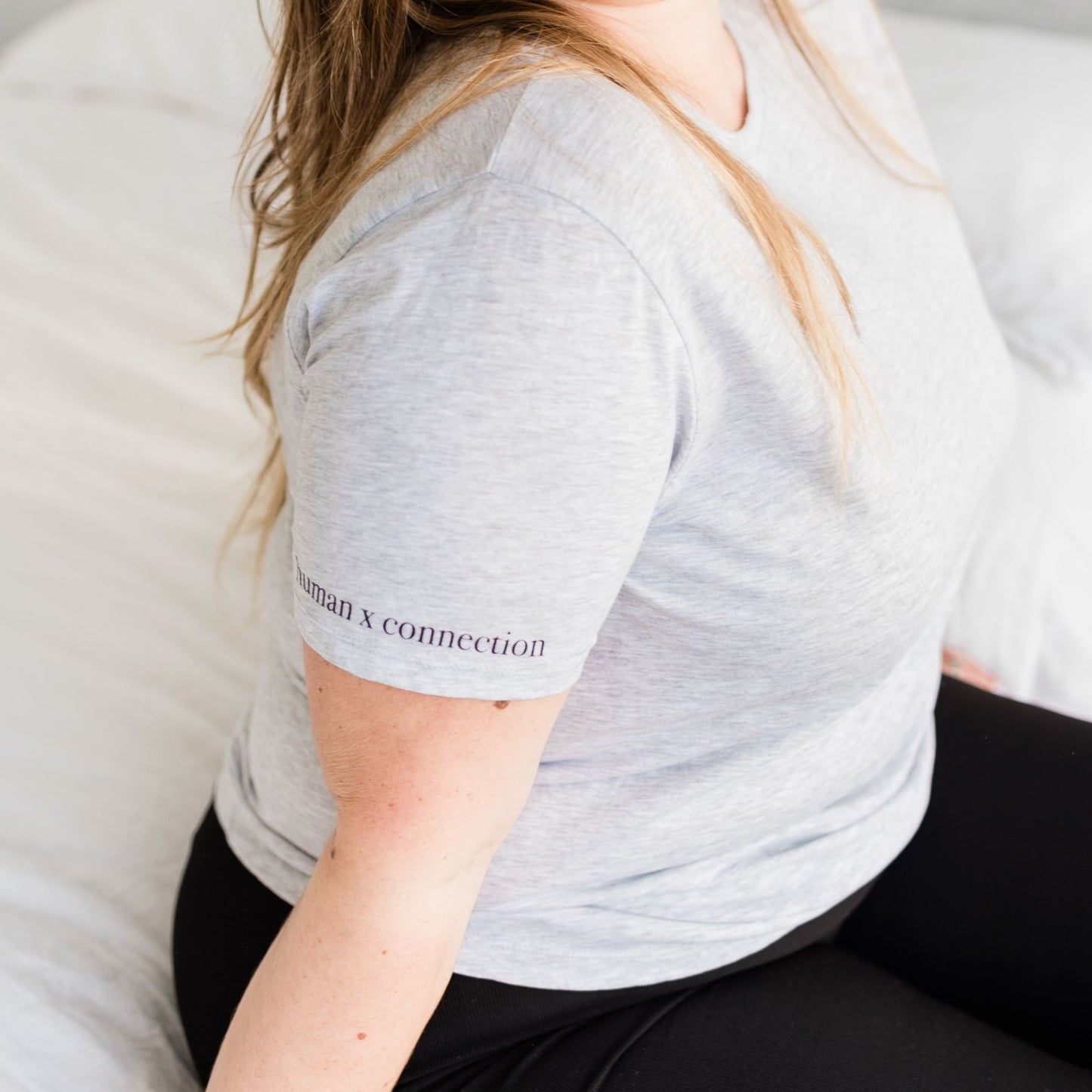 Lilac Human Classic T-Shirt | Pebble Grey