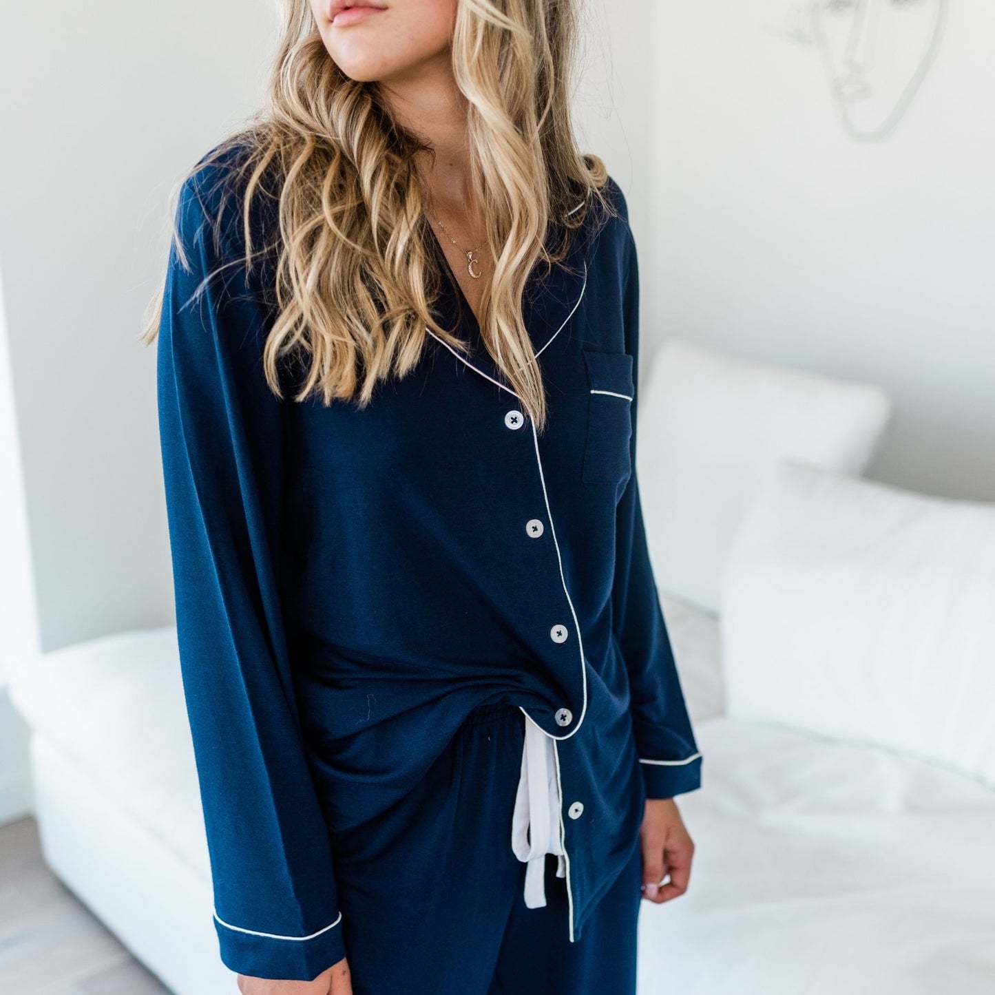 Korrah Pajama Shirt | Blue Sail