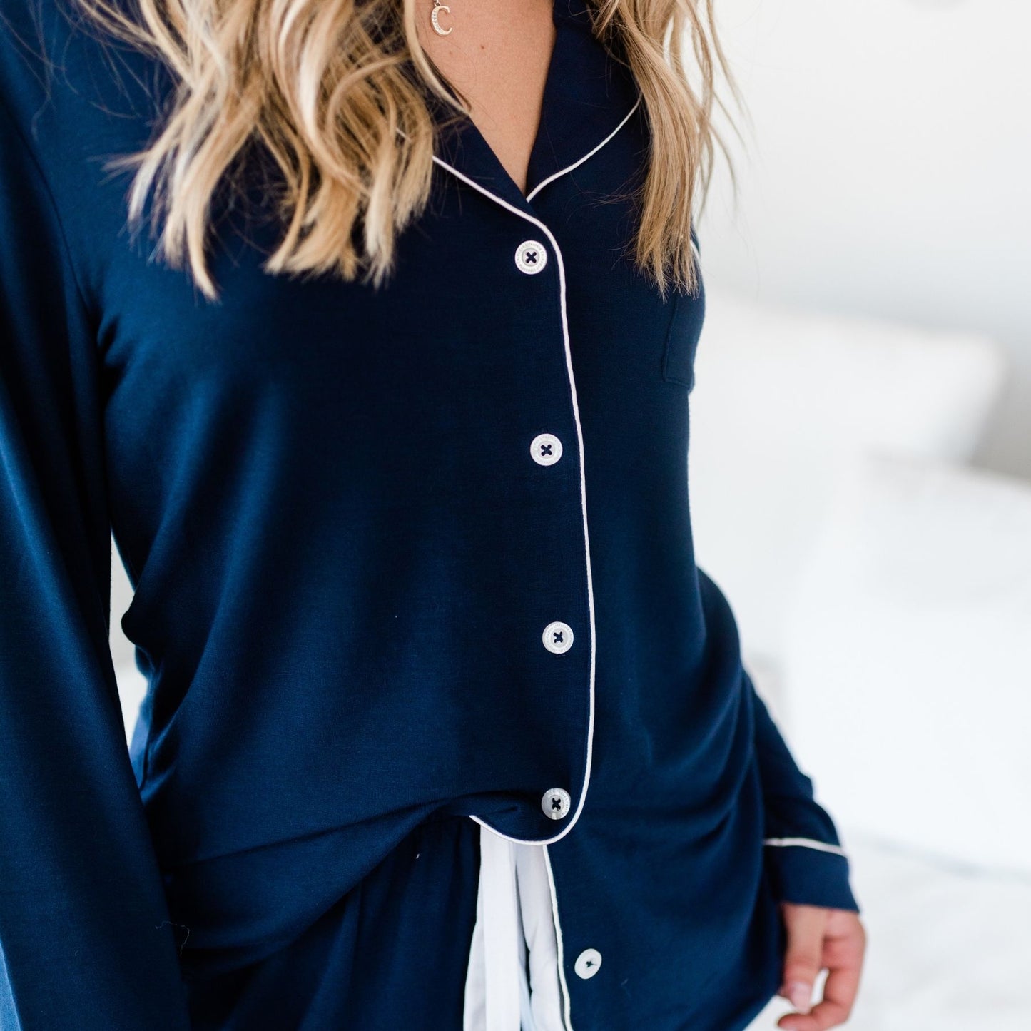 Korrah Pajama Shirt | Blue Sail