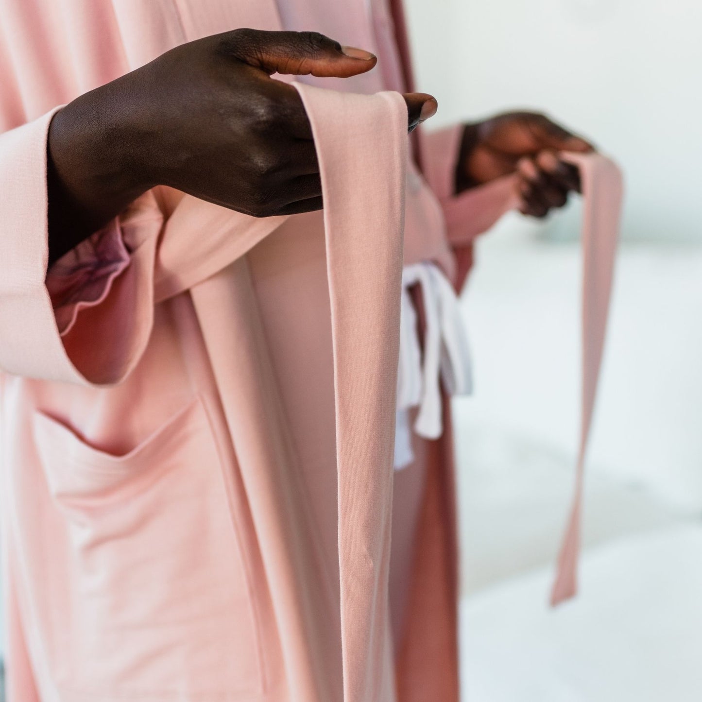 Dahlia Belted Kimono | Daydream Pink