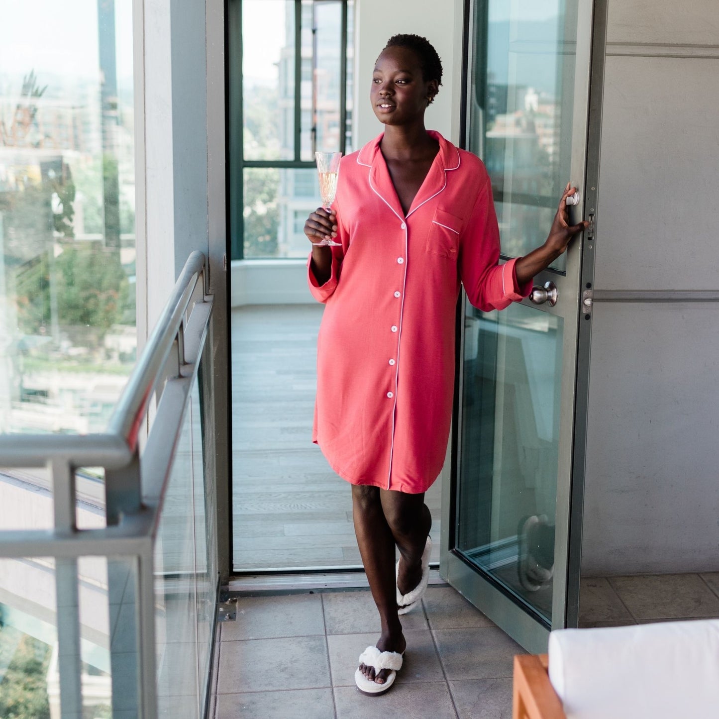 Gracie Sleep Shirt Dress | Petal