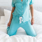 Kaitlyn Crop Sleep Pants | Tidepool