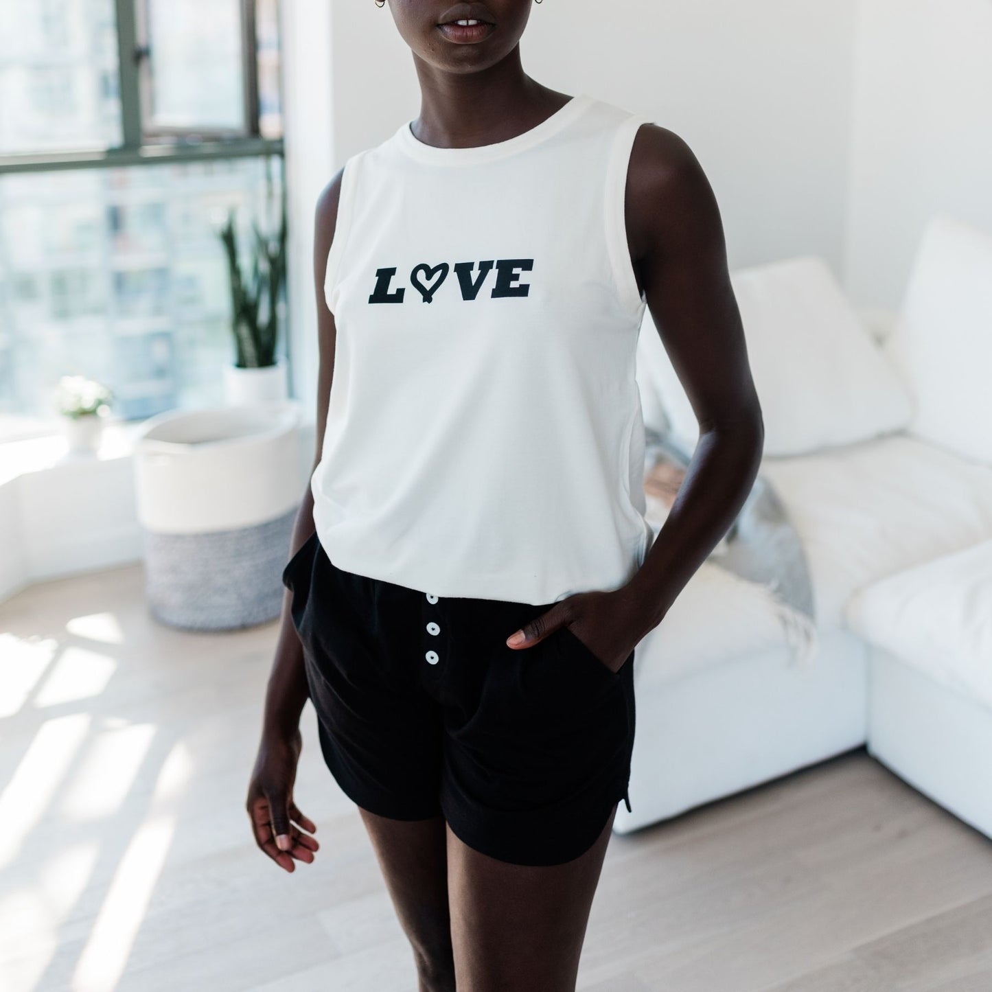 Brooklyn Sleep Short | Black