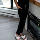 Sienna Narrow Leg Sleep Pant | Black