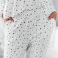 Sienna Narrow Leg Sleep Pant | Ivory Allover Print