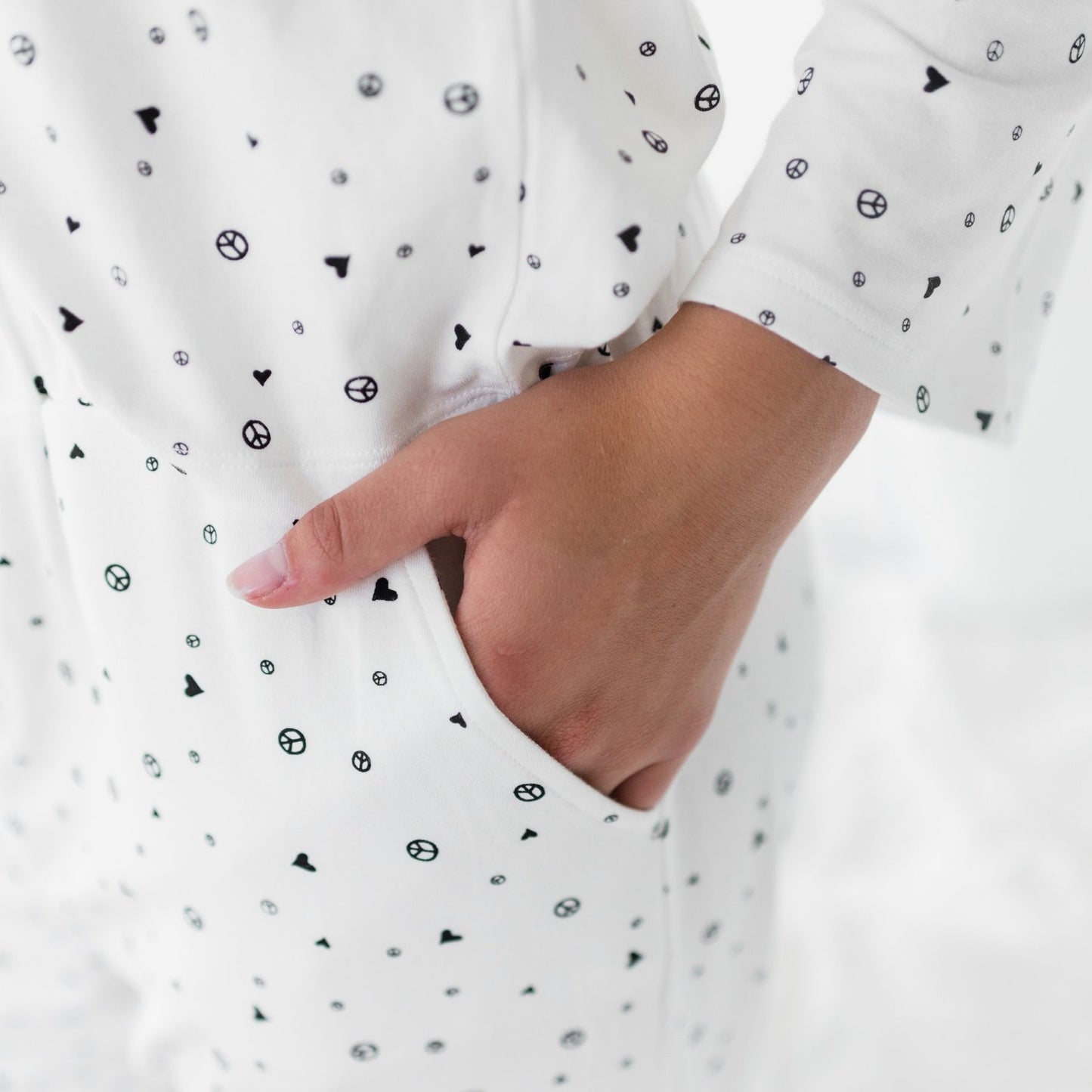 Sienna Narrow Leg Sleep Pant | Ivory Allover Print