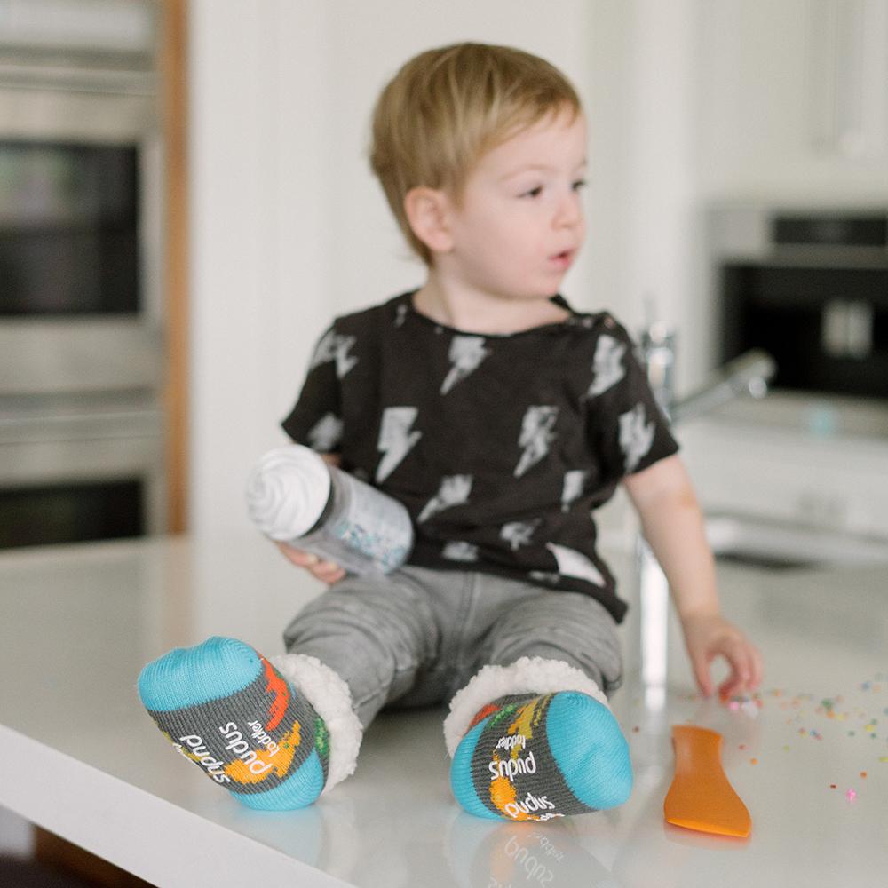 Dinosaur Multi - Toddler Slipper Sock