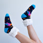 Bird Navy - Classic Slipper Sock