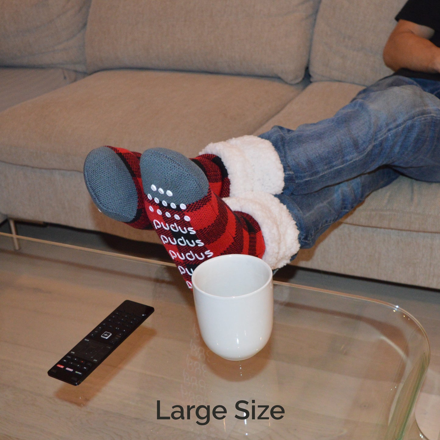 Lumberjack Red - Classic Slipper Sock