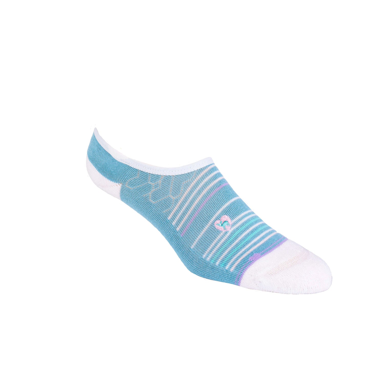 Seaside Blue - Bamboo Socks No Show