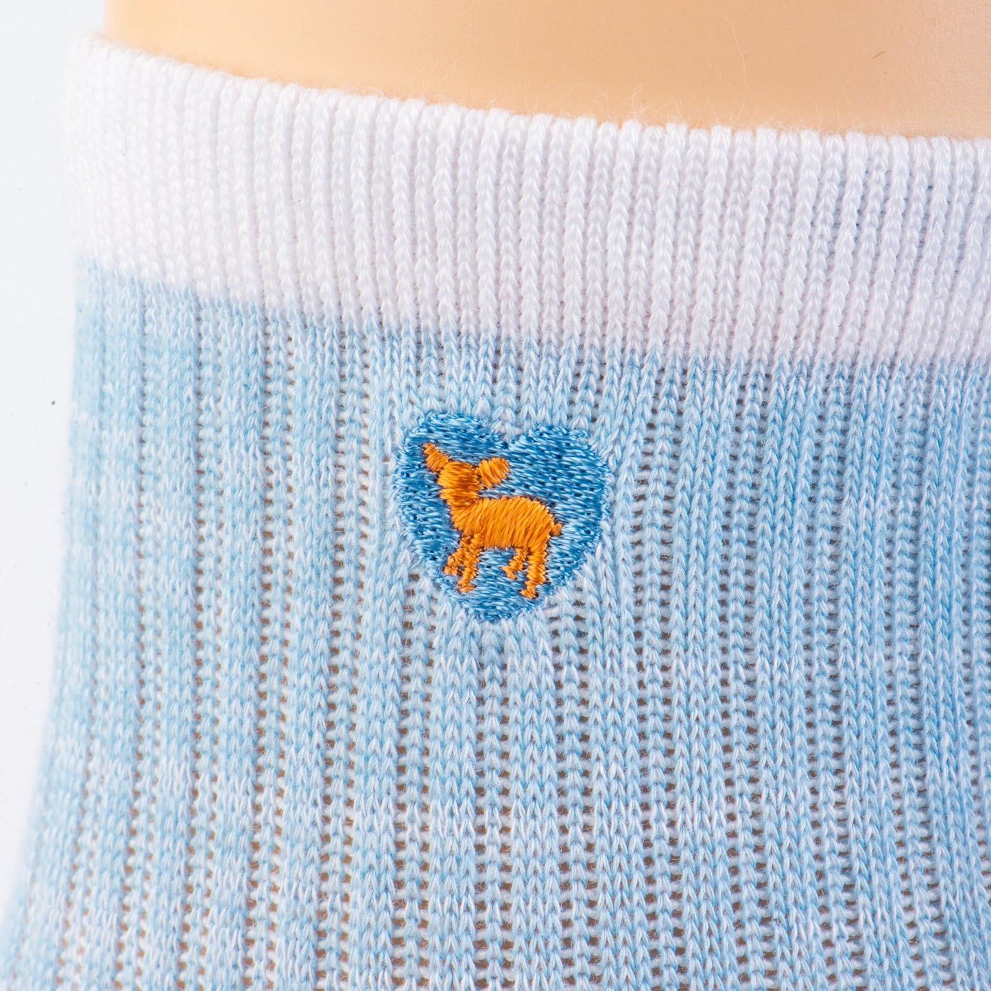Seaside Blue -  Bamboo Uptown Quarter Crew Socks