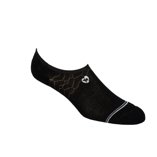 Midnight Black - Bamboo Socks No Show