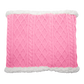 Pudus Cable Knit Winter Infinity Scarf, Fleece-Lined Neck Warmer Circle Snood Cable Knit Pink - Snood