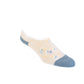 Spring Blossom Blue - Bamboo Socks No Show