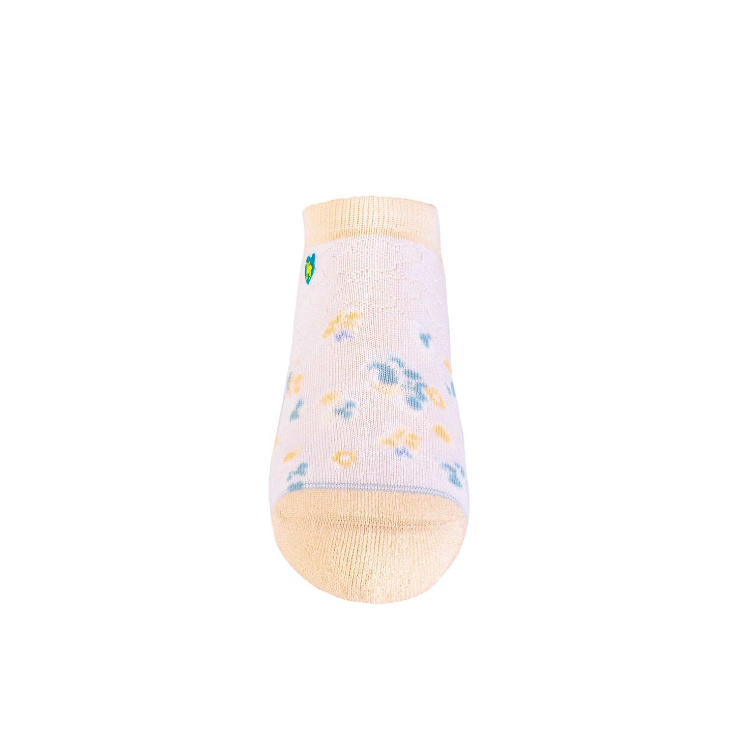 Spring Blossom Peach - Bamboo Ankle Socks