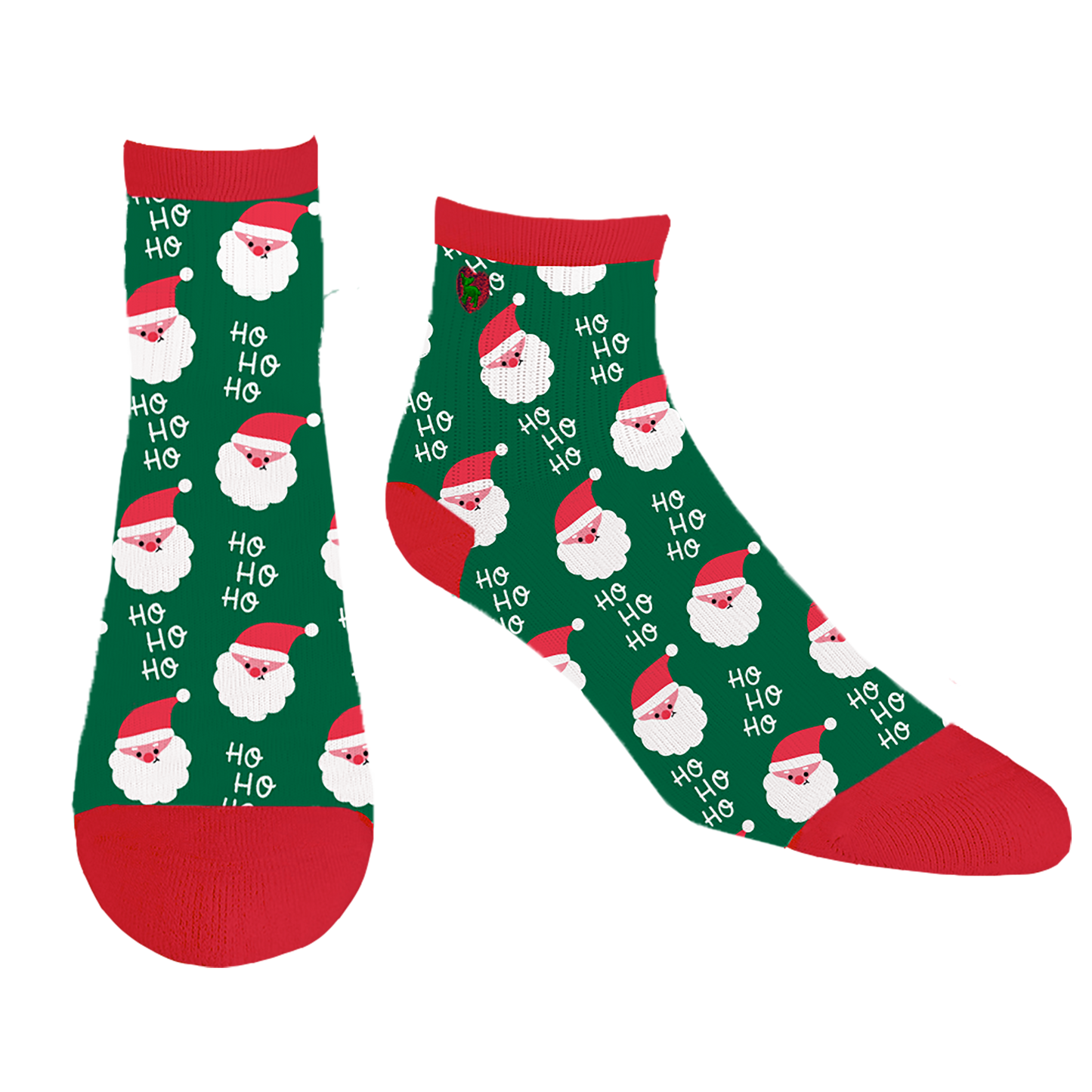 Santa Ornament | Holiday Ornaments | Quarter Crew Bamboo Socks