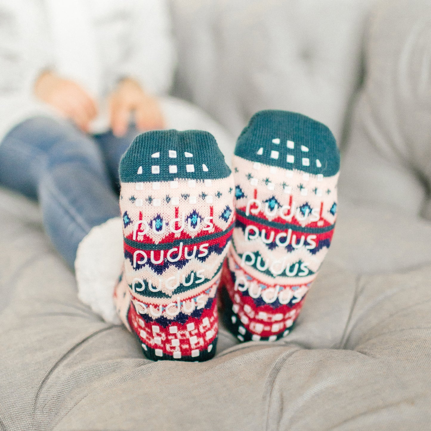 Nordic Raspberry - Classic Slipper Sock